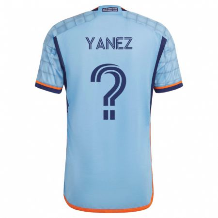 Kandiny Deti Zidane Yañez #0 Modrá Dresy Hazai Csapatmez 2023/24 Triĭká