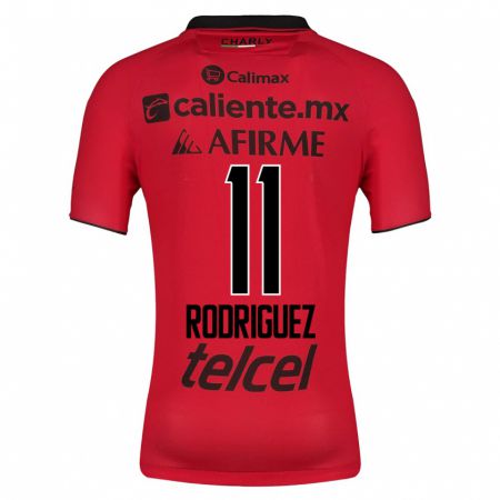 Kandiny Deti Lucas Rodríguez #11 Červená Dresy Hazai Csapatmez 2023/24 Triĭká