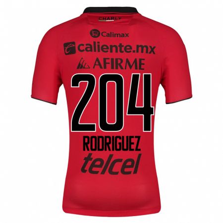 Kandiny Deti Jesús Rodríguez #204 Červená Dresy Hazai Csapatmez 2023/24 Triĭká