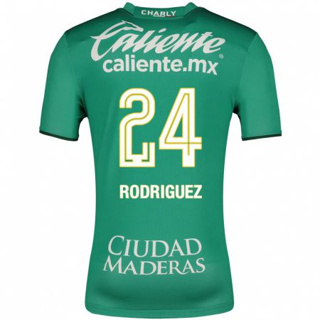 Kandiny Deti Osvaldo Rodríguez #24 Zelená Dresy Hazai Csapatmez 2023/24 Triĭká
