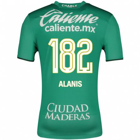 Kandiny Deti Alejandro Alanís #182 Zelená Dresy Hazai Csapatmez 2023/24 Triĭká