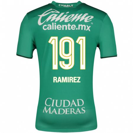 Kandiny Deti Ian Ramírez #191 Zelená Dresy Hazai Csapatmez 2023/24 Triĭká