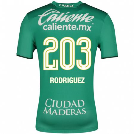 Kandiny Deti César Rodríguez #203 Zelená Dresy Hazai Csapatmez 2023/24 Triĭká