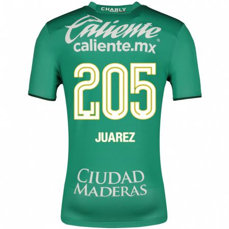 Kandiny Deti Moisés Juárez #205 Zelená Dresy Hazai Csapatmez 2023/24 Triĭká