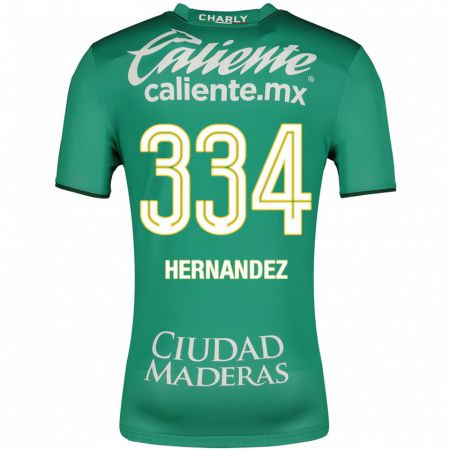 Kandiny Deti Alan Hernández #334 Zelená Dresy Hazai Csapatmez 2023/24 Triĭká