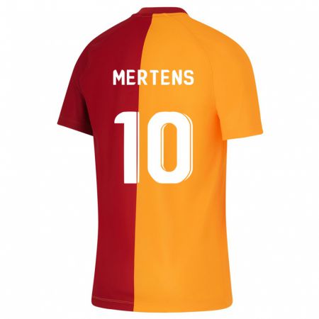 Kandiny Deti Dries Mertens #10 Oranžová Dresy Hazai Csapatmez 2023/24 Triĭká