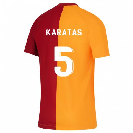 Kandiny Deti Eda Karataş #5 Oranžová Dresy Hazai Csapatmez 2023/24 Triĭká