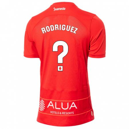 Kandiny Deti Gabriel Rodríguez #0 Červená Dresy Hazai Csapatmez 2023/24 Triĭká