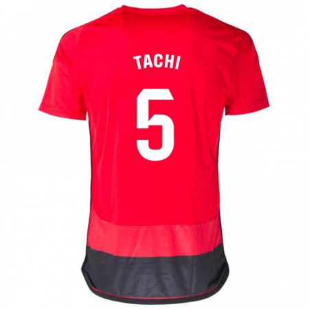 Kandiny Deti Tachi #5 Červená Čierna Dresy Hazai Csapatmez 2023/24 Triĭká