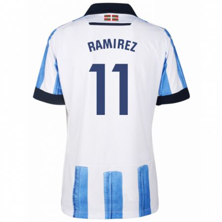 Kandiny Deti Darío Ramirez #11 Modrá Biela Dresy Hazai Csapatmez 2023/24 Triĭká