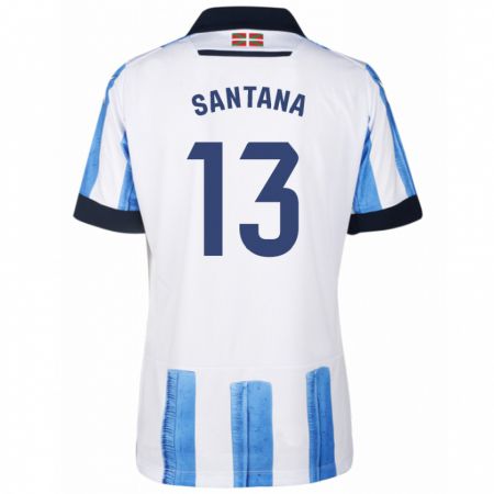 Kandiny Deti Olatz Santana #13 Modrá Biela Dresy Hazai Csapatmez 2023/24 Triĭká