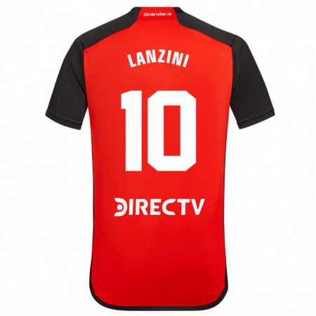 Kandiny Deti Manuel Lanzini #10 Červená Dresy Idegenbeli Csapatmez 2023/24 Triĭká