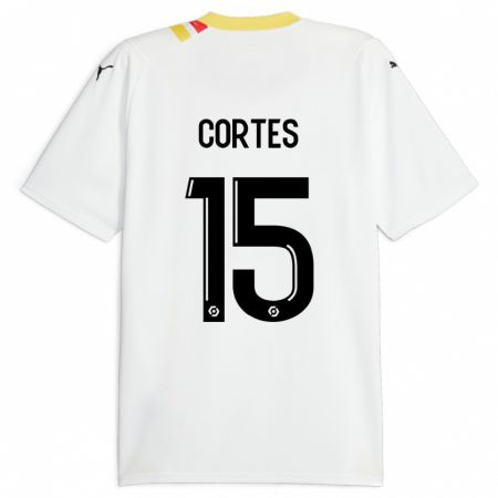 Kandiny Deti Óscar Cortés #15 Čierna Dresy Idegenbeli Csapatmez 2023/24 Triĭká