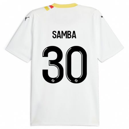 Kandiny Deti Brice Samba #30 Čierna Dresy Idegenbeli Csapatmez 2023/24 Triĭká