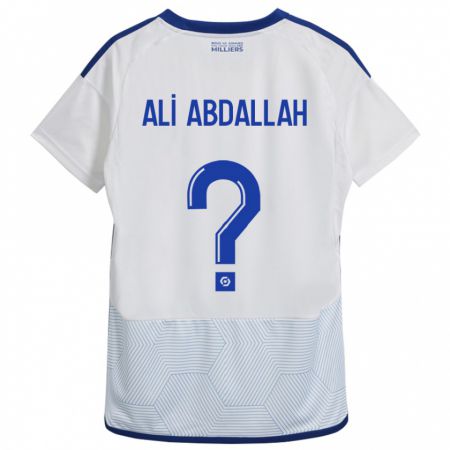 Kandiny Deti Aboubacar Ali Abdallah #0 Biely Dresy Idegenbeli Csapatmez 2023/24 Triĭká
