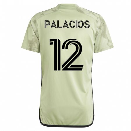 Kandiny Deti Diego Palacios #12 Zelená Dresy Idegenbeli Csapatmez 2023/24 Triĭká