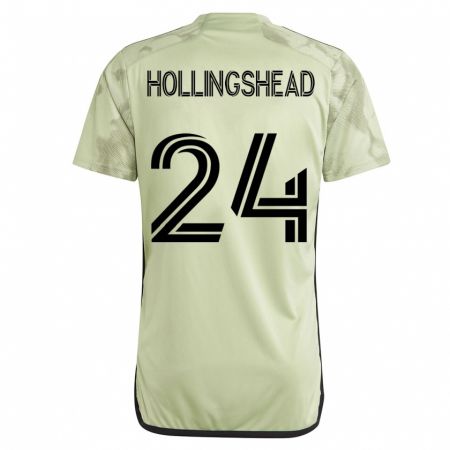 Kandiny Deti Ryan Hollingshead #24 Zelená Dresy Idegenbeli Csapatmez 2023/24 Triĭká