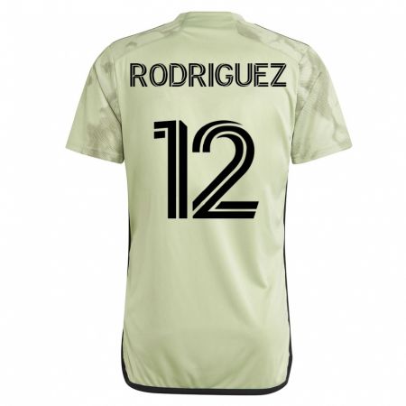 Kandiny Deti Jeremi Rodríguez #12 Zelená Dresy Idegenbeli Csapatmez 2023/24 Triĭká