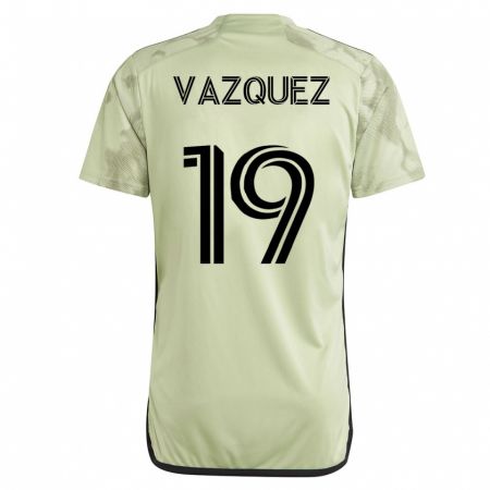 Kandiny Deti Favian Vazquez #19 Zelená Dresy Idegenbeli Csapatmez 2023/24 Triĭká