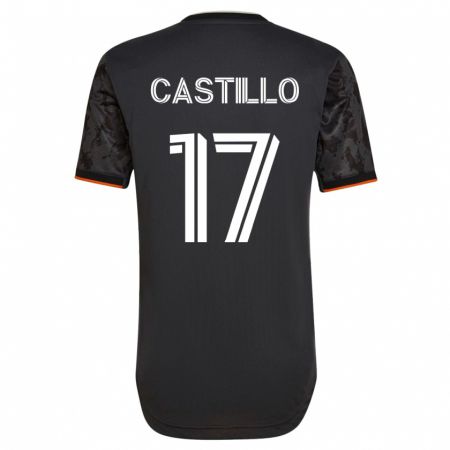 Kandiny Deti Joyner Castillo #17 Čierna Dresy Idegenbeli Csapatmez 2023/24 Triĭká