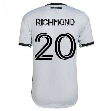 Kandiny Deti Will Richmond #20 Biely Dresy Idegenbeli Csapatmez 2023/24 Triĭká