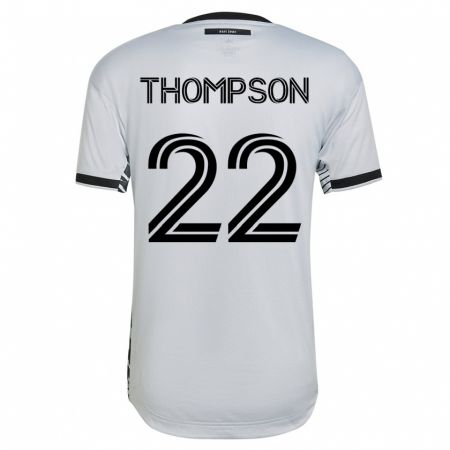 Kandiny Deti Tommy Thompson #22 Biely Dresy Idegenbeli Csapatmez 2023/24 Triĭká