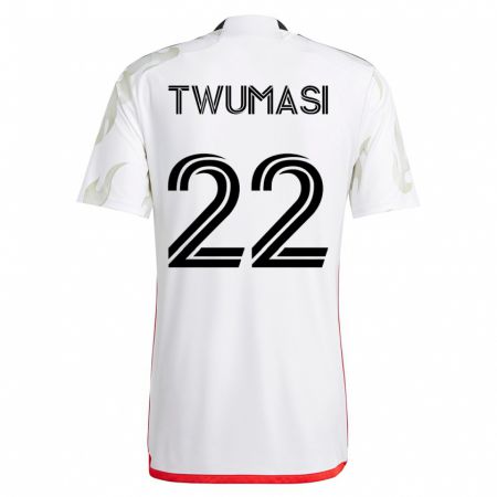 Kandiny Deti Ema Twumasi #22 Biely Dresy Idegenbeli Csapatmez 2023/24 Triĭká