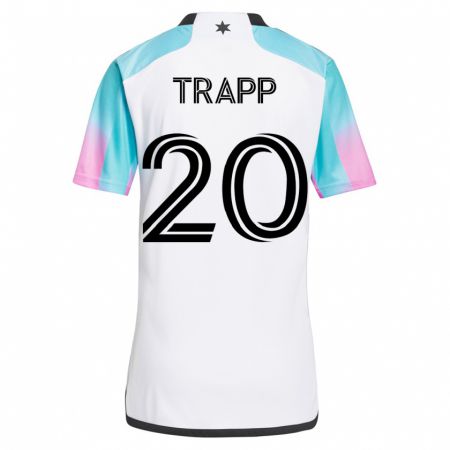 Kandiny Deti Wil Trapp #20 Biely Dresy Idegenbeli Csapatmez 2023/24 Triĭká
