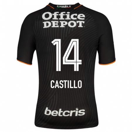 Kandiny Deti José Castillo #14 Čierna Dresy Idegenbeli Csapatmez 2023/24 Triĭká