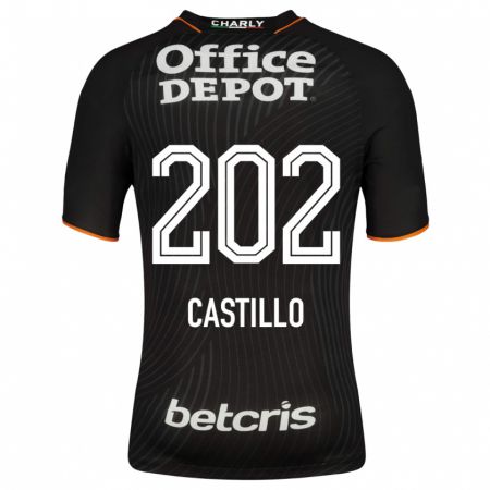 Kandiny Deti José Castillo #202 Čierna Dresy Idegenbeli Csapatmez 2023/24 Triĭká