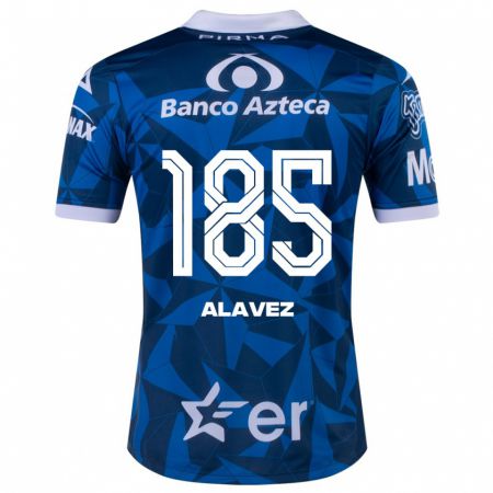 Kandiny Deti Brian Alavez #185 Modrá Dresy Idegenbeli Csapatmez 2023/24 Triĭká