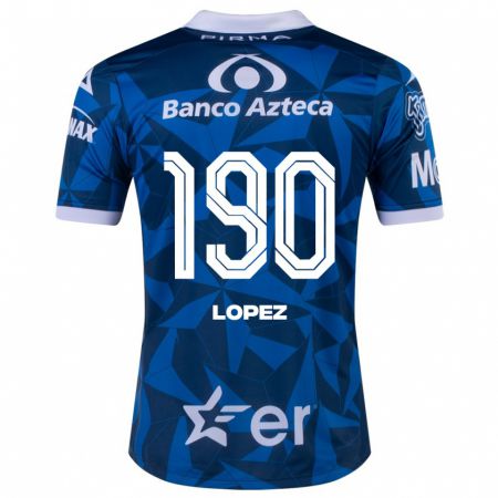Kandiny Deti Josué López #190 Modrá Dresy Idegenbeli Csapatmez 2023/24 Triĭká