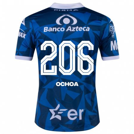 Kandiny Deti Barúc Ochoa #206 Modrá Dresy Idegenbeli Csapatmez 2023/24 Triĭká