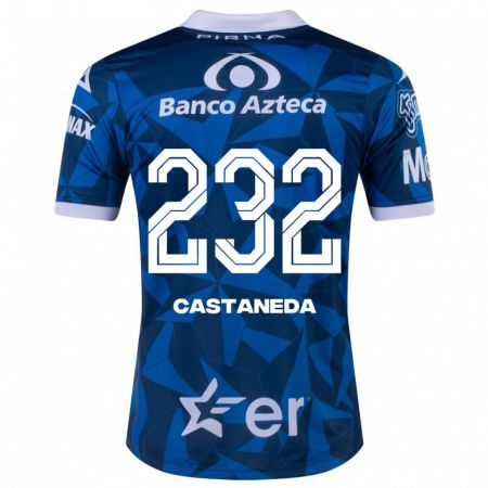 Kandiny Deti Ángel Castañeda #232 Modrá Dresy Idegenbeli Csapatmez 2023/24 Triĭká