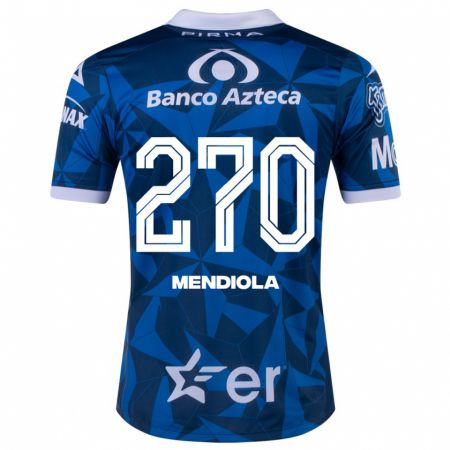 Kandiny Deti Carlos Mendiola #270 Modrá Dresy Idegenbeli Csapatmez 2023/24 Triĭká