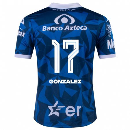 Kandiny Deti Andrea González #17 Modrá Dresy Idegenbeli Csapatmez 2023/24 Triĭká