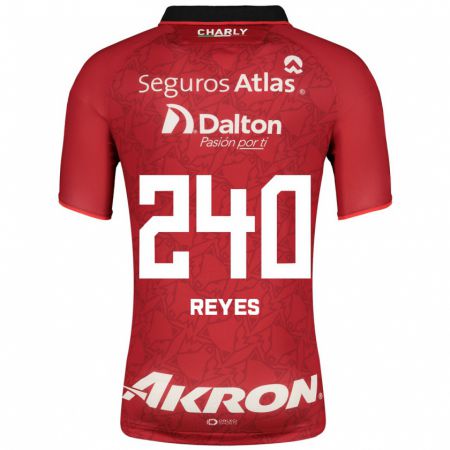 Kandiny Deti Óscar Reyes #240 Červená Dresy Idegenbeli Csapatmez 2023/24 Triĭká