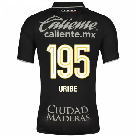 Kandiny Deti Héctor Uribe #195 Čierna Dresy Idegenbeli Csapatmez 2023/24 Triĭká