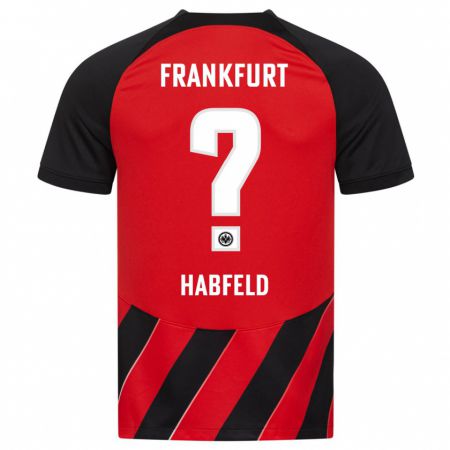 Kandiny Muži Josef Haßfeld #0 Červená Čierna Dresy Hazai Csapatmez 2023/24 Triĭká