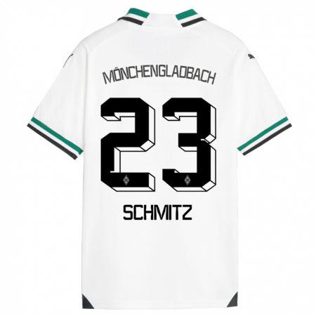 Kandiny Muži Sarah Schmitz #23 Biela Zelená Dresy Hazai Csapatmez 2023/24 Triĭká