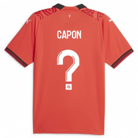 Kandiny Muži José Capon #0 Červená Dresy Hazai Csapatmez 2023/24 Triĭká