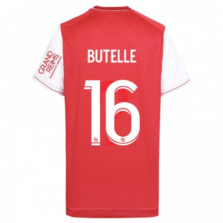 Kandiny Muži Ludovic Butelle #16 Červená Dresy Hazai Csapatmez 2023/24 Triĭká