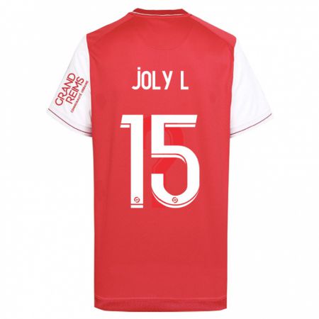 Kandiny Muži Lou Ann Joly #15 Červená Dresy Hazai Csapatmez 2023/24 Triĭká