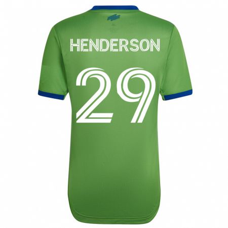 Kandiny Muži Anna Henderson #29 Zelená Dresy Hazai Csapatmez 2023/24 Triĭká