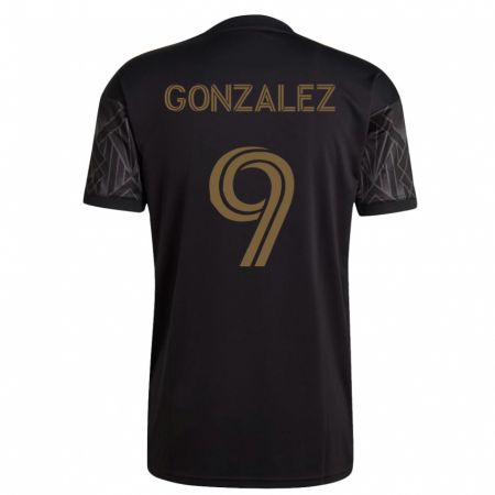 Kandiny Muži Mario González #9 Čierna Dresy Hazai Csapatmez 2023/24 Triĭká