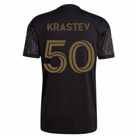 Kandiny Muži Filip Krastev #50 Čierna Dresy Hazai Csapatmez 2023/24 Triĭká