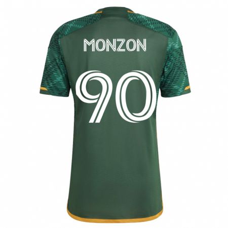 Kandiny Muži Florián Monzón #90 Zelená Dresy Hazai Csapatmez 2023/24 Triĭká