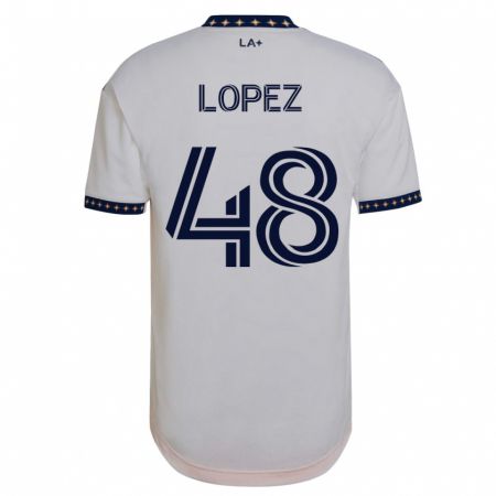 Kandiny Muži Diego López #48 Biely Dresy Hazai Csapatmez 2023/24 Triĭká