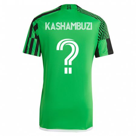 Kandiny Muži Nick Kashambuzi #0 Zelená Čierna Dresy Hazai Csapatmez 2023/24 Triĭká