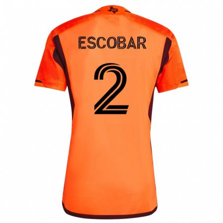 Kandiny Muži Franco Escobar #2 Oranžová Dresy Hazai Csapatmez 2023/24 Triĭká
